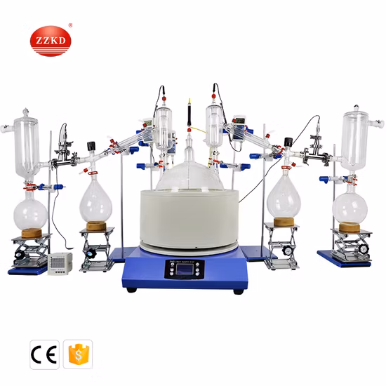 Distillazione a percorso breve con sistema di distillazione sotto vuoto da laboratorio in vendita