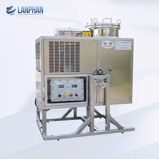 Macchina per il recupero del solvente dell'unità di distillazione elettrica dell'olio essenziale